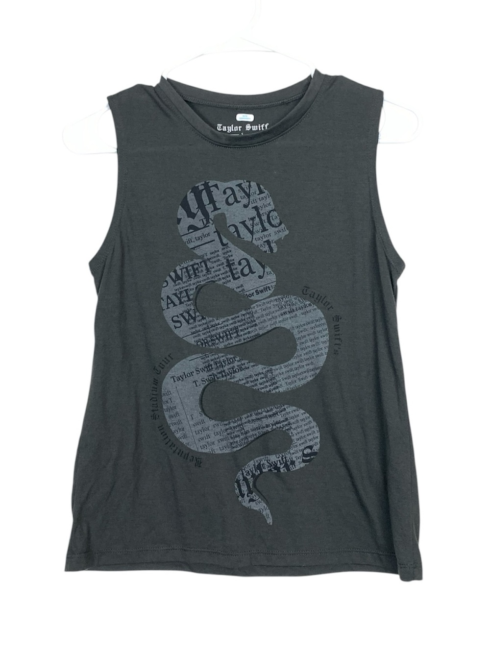 Taylor Swift reputation tour snake graphic tank top size small